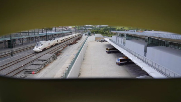 ep archivo   autocares en la estacion intermodal de santiago de compostela