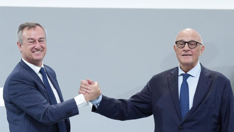 El ceo del Banco Sabadell, César González-Bueno, y el presidente del Banco Sabadell, Josep Oliu | David Zorrakino - Europa Press - Archivo ep archivo el ceo del banco sabadell cesar gonzalez bueno y el presidente del banco sabadell josep