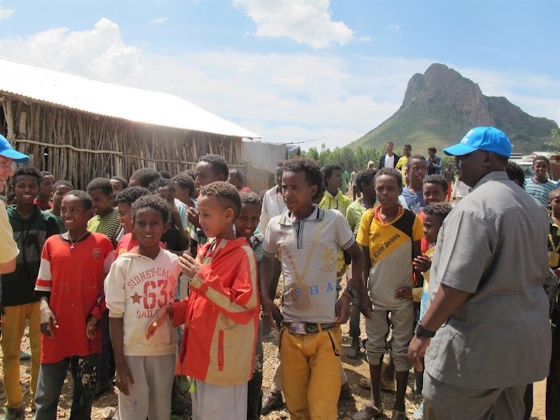 ep campo de refugiados en la region de shire norte de etiopia