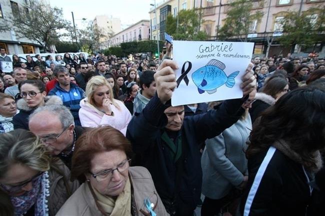 Concentración tras la muerte de Gabriel Cruz | EUROPA PRESS ep concentracionla muertegabriel cruz