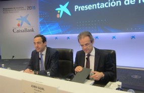 ep conseller delegat caixabank gonzalo gortazar i president jordi gual ep conseller delegat caixabank gonzalo gortazar i president jordi gual