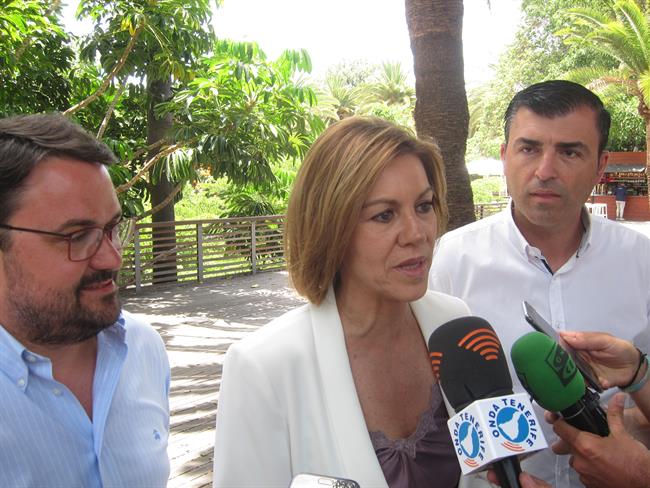 Cospedal, junto a Antona y Domínguez | EUROPA PRESS ep cospedal juntoantonadominguez