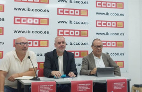 ep de izquierda a derecha el secretario general de ccoo baleares jose luis garcia el secretario