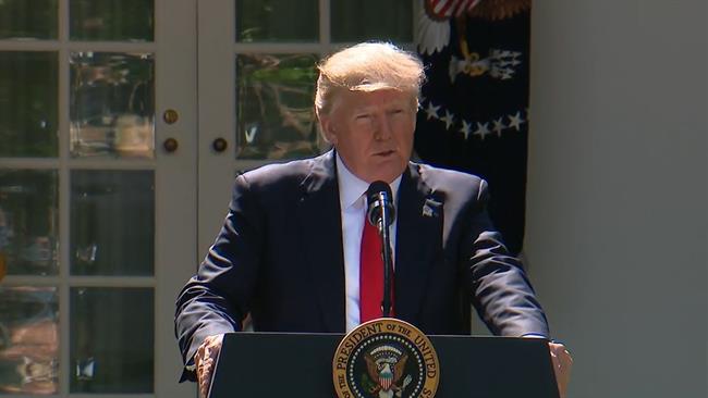 Donald Trump rompe el Acuerdo de París | EUROPAPRESS ep donald trump rompeacuerdoparis