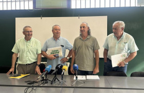 ep el coordinador de la coag lorenzo rivera el presidente de asaja de castilla y leon donaciano dujo