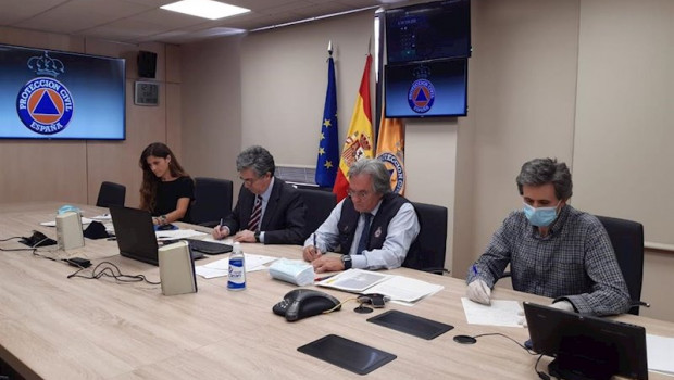 ep el director general de proteccion civil y emergencias preside la reunion del comite estatal de