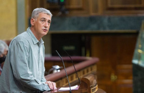 ep el portavoz economico de eh bildu en el congreso oskar matute interviene en una sesion plenaria