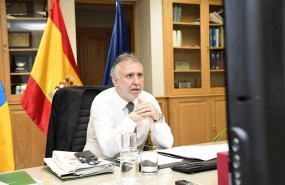 ep el presidente de canarias angel victor torres este domingo durante la conferencia de presidentes