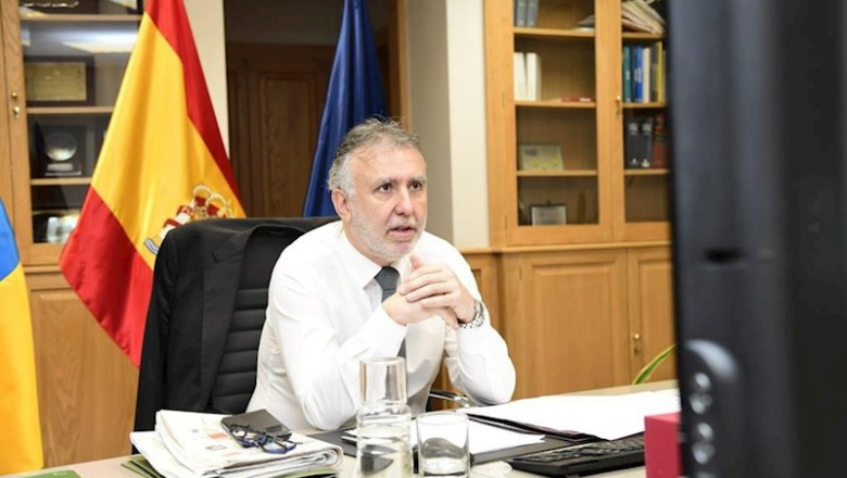 El presidente de Canarias, Ángel Víctor Torres, este domingo durante la conferencia de presidentes | CEDIDO POR GOBIERNO DE CANARIAS - Archivo ep el presidente de canarias angel victor torres este domingo durante la conferencia de presidentes