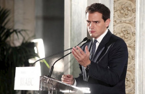 ep el presidente de ciudadanos albert rivera durante su intervencion en el almuerzo organizado por