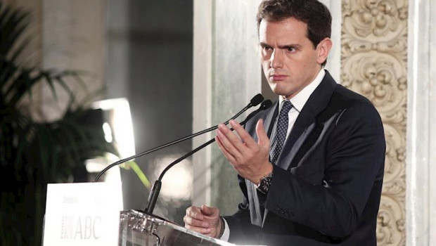 ep el presidente de ciudadanos albert rivera durante su intervencion en el almuerzo organizado por
