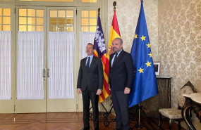 ep el presidente del parlament gabriel le senne y el presidente de exceltur y consejero delegado de