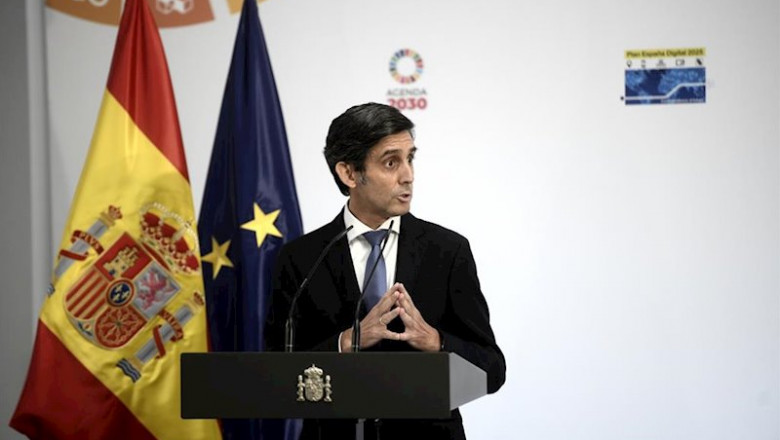 El presidente ejecutivo de Telefónica, José María Álvarez-Pallete, durante la presentación de la agenda 'España Digital 2025’ en Moncloa, Madrid (España), a 23 de julio de 2020. | Óscar Cañas - Europa Press ep el presidente ejecutivo de telefonica jose maria alvarez-pallete durante la presentacion de la