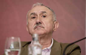 ep el secretario general de ugt pepe alvarez durante el coloquio la participacion de las personas
