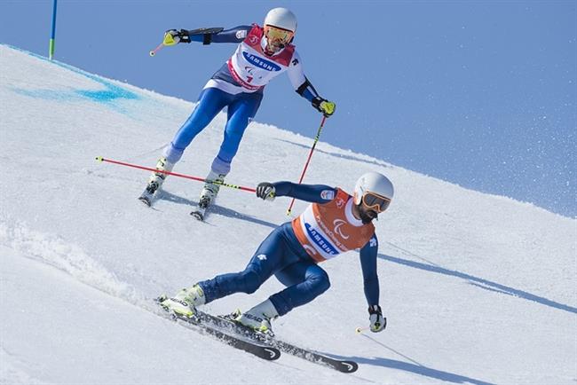 Galindo y Santacana durante el gigante de PyeongChang | COMITÉ PARALÍMPICO ESPAÑOL ep galindosantacana durantegigantepyeongchang