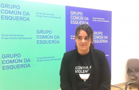 ep la diputada del grupo comun da esquerda luca chao en el parlamento