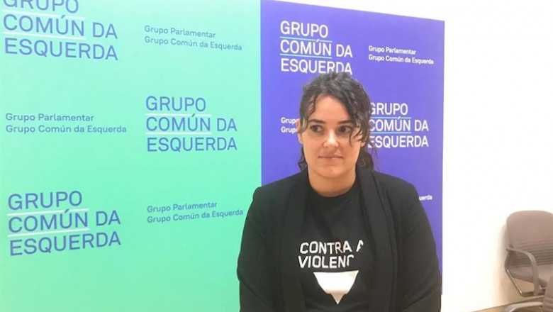 La diputada del Grupo Común da Esquerda, Luca Chao, en el Parlamento | EUROPA PRESS ep la diputada del grupo comun da esquerda luca chao en el parlamento