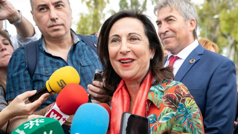 ep la ministra de defensa en funciones margarita robles c atiende a los medios de comunicacion