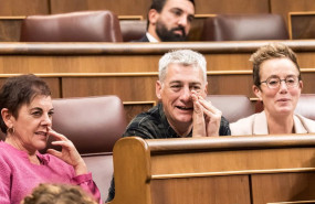 ep la portavoz de eh bildu en el congreso mertxe aizpurua 1i y el diputado de eh bildu oskar matute