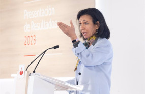 ep la presidenta del banco santander ana botin durante la presentacion de los resultados de 2023 del