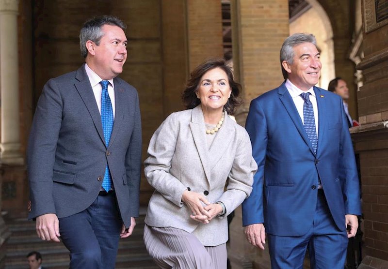 ep la vicepresidenta del gobierno en funciones la socialista carmen calvo este jueves
