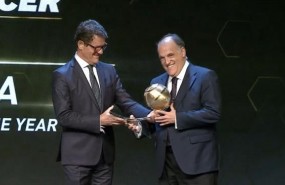 ep laliga premiadala mejor ligaanolos globe soccer awards