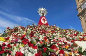 ep manto floralla virgenpilar en zaragoza