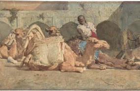 ep pintura camellero de mariano fortuny
