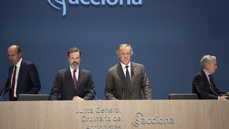 ep presidenteacciona jose manuel entrecanales yvicepresidente juan ignacio entrecanales