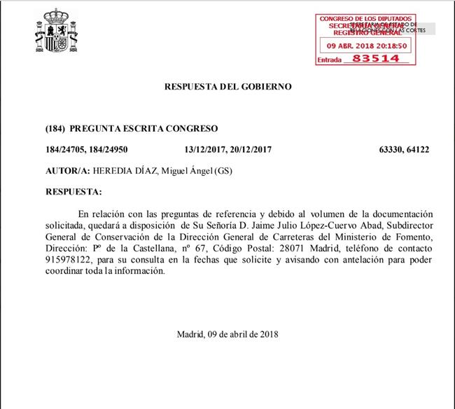 ep respuesta parlamentariagobierno
