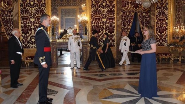 ep rey recibe las cartas credencialesla embajadoraaustralia
