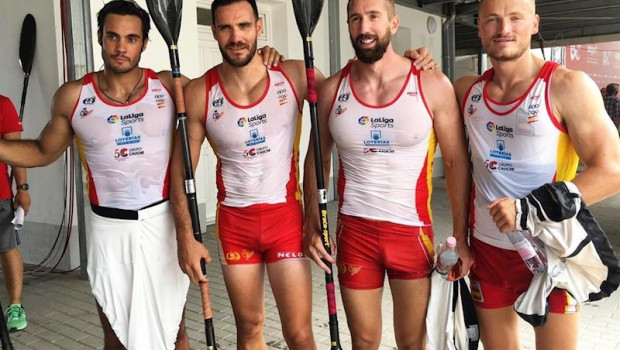 ep saul craviotto junto a rodrigo gemade carlos arevalo y marcus cooper walz