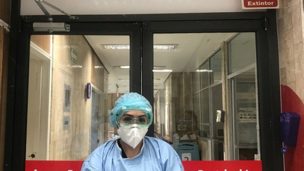 ep una trabajadora sanitaria en un hospital de mexico durante la pandemia del coronavirus