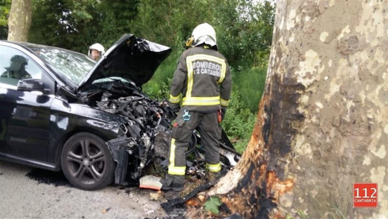 Vehículo conducido por el fallecido en accidente en Escalante | 112 ep vehiculo conducidofallecidoaccidenteescalante