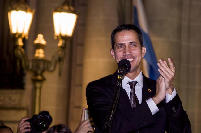 Venezuela\'s self proclaimed interim president Guaido in Argentina | Roberto Almeida Aveledo/ZUMA Wir / DPA ep venezuelas self proclaimed interim president guaido in argentina