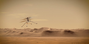 le robot helicoptere miniature ingenuity survole mars 