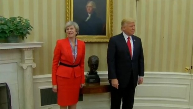 theresamay y trump