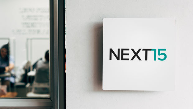 dl next fifteen communications group aim next 15 logo