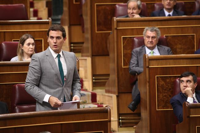 ep albert rivera durantesesioncontrolgobiernocongreso