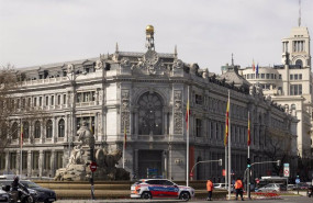 ep archivo   fachada del banco de espana a 1 de abril de 2025 en madrid espana