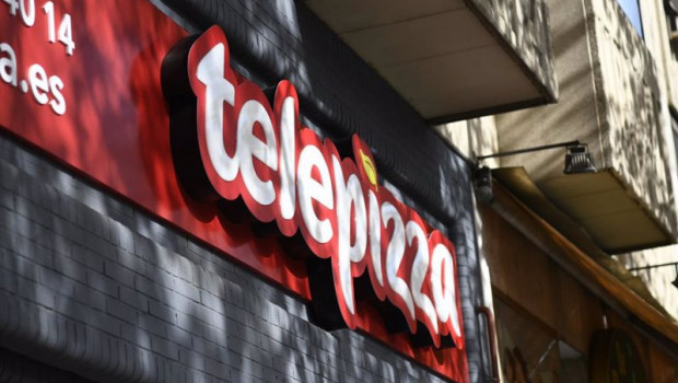 ep archivo   logotipo de la marca telepizza en un restaurante de la misma cadena en madrid