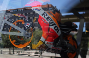 ep archivo   una moto en la sede nacional de repsol en madrid espana