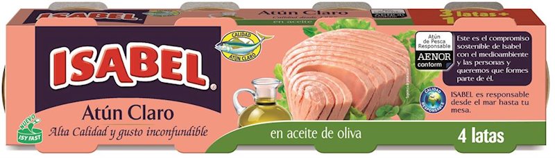 ep atun con etiqueta de producto responsable de isabel