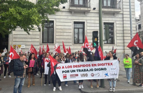 ep concentracion de la plantilla de digitex de camargo frente a la delegacion del gobierno en