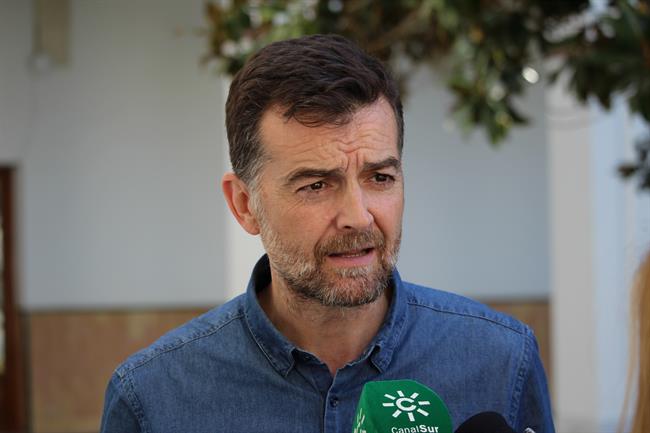 El coordinador general de IULV-CA, Antonio Maíllo, hoy ante los medios | IULV-CA/Archivo ep coordinador generaliulv-ca antonio maillo hoylos medios