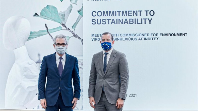 ep el comisario de medio ambiente oceanos y pesca de la union europea virginijus sinkevicius y el