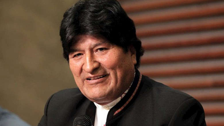 ep el ex presidente de bolivia evo morales