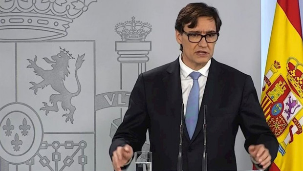 ep el ministro de sanidad salvador illa durante una rueda de prensa del 3 de mayo de 2020