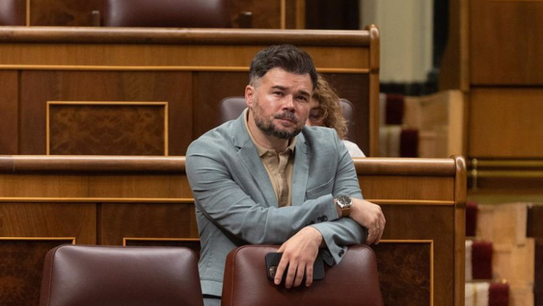 ep el portavoz de erc en el congreso gabriel rufian durante una sesion de control al gobierno en el ep el portavoz de erc en el congreso gabriel rufian durante una sesion de control al gobierno en el