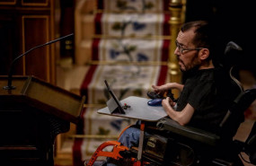 ep el portavoz de unidas podemos en el congreso pablo echenique interviene durante una sesion